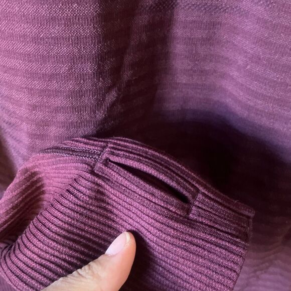 Lululemon Keep The Heat Thermal Hoodie In Dark Adobe wool blend sz 10 #758 - Picture 5 of 6